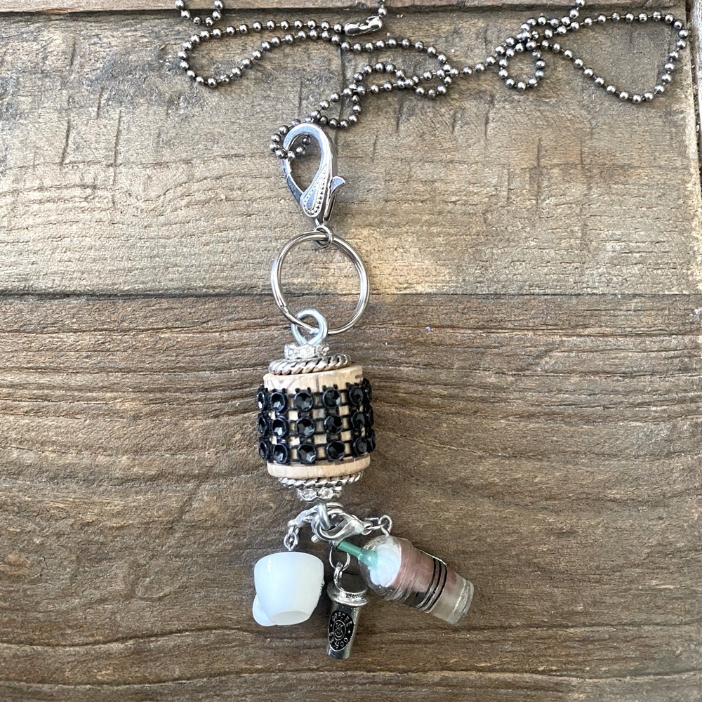 Wine cork necklace